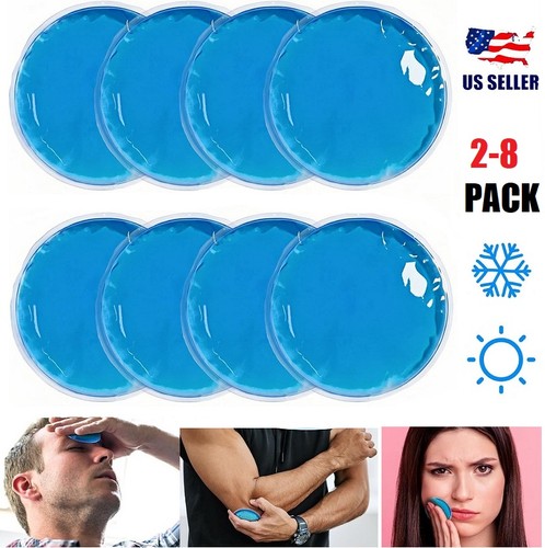8pcs reusable round gel ice - 8pcs,